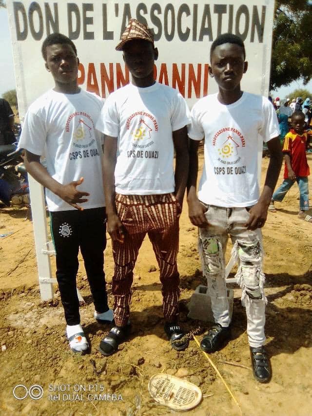 don de l'Association Panni-Panni de Ouazi
